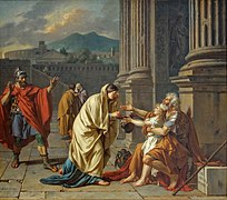 different from: Belisarius Begging for Alms 