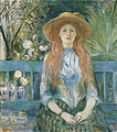 Berthe Morisot: Jeune fille dans un parc