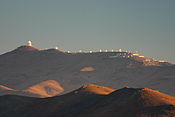 La Silla Observatory at sunset