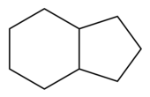 Structuurformule van octahydro-indeen