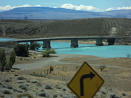 De rivier bij El Calafate