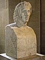 Büyük İskender'in Heykeltıraş Lysippos tarafından yapılan Louvre Müzesi'nde bulunan büstü