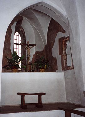 Altarraum der ehemaligen Burgkapelle