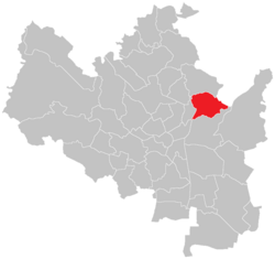 Location of Maloměřice in Brno