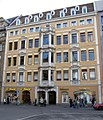 Fassade Köng-Albrecht-Haus am Markt, Nordeingang Königshauspassage in der Mitte (2008)