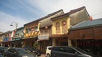 The row of shophouses