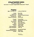 Program Wr.Staatsoper (Debüt O.Hillebrandt 1991)