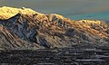 Northwest aspect of Mahogany Mountain centered (Mount Timpanogos upper left)