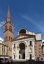 Early Renaissance - Basilica of Sant'Andrea, Mantua, Italy, by Leon Battista Alberti, begun in 1470[148]
