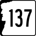 New Hampshire Route 137 marker