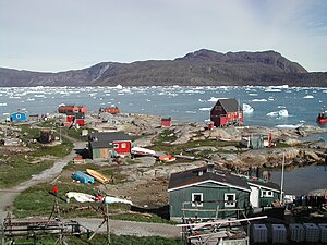 Views over Qeqertaq.