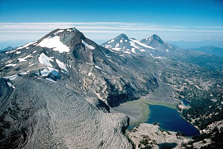 South Sister, Middle Sister, and North Sister