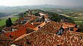 Veduta dei tetti di Treville dal piazzale della Chiesa