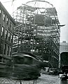 View of the building in the process of being built, 1912