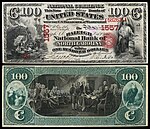 $100 Original Series, Raleigh National Bank, Raleigh, North Carolina