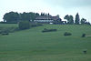 Zu Brunnhartshausen gehörendes Hotel Katzenstein auf der Ostflanke der Südostkuppe des Katzensteins (Blick von Osten)