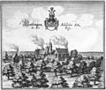 Het kasteel van Wathlingen (1665, Merian-prent)