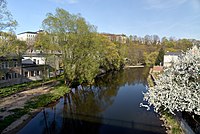 Der Fluss in der gleichnamigen Stadt Zschopau