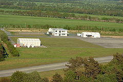 Luftbild des Sea-Airport Cuxhaven/Nordholz