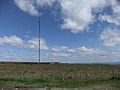 Holme Moss, transmitter mast and buildings