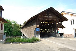 Holzbrücke Fulenbach–Murgenthal, Seite Murgenthal