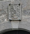 Wappen der Gemmingen über dem Tor der Burg Maienfels