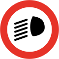 RO-9 Low-beam headlights required