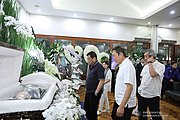 President Rodrigo Duterte pays his last respects, January 20, 2019