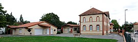 Town hall and school