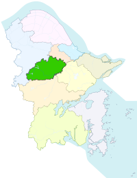 Haishu District in Ningbo