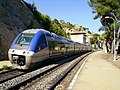 TER PACA service at La Redonne-Ensuès station in 2010