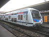 RER train at the Gare de l'Est in Paris