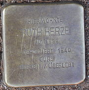 Stolperstein für Ruth Herze