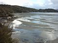 Yakın çamur düzlüğü üzerindeOban, Stewart Island, Yeni Zelanda.