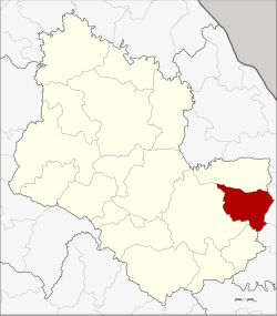 District location in Sakon Nakhon province