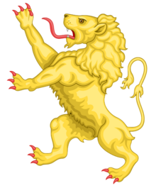 Belgian lion on the (current) official coat of arms