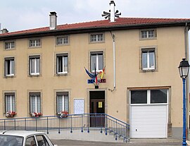 The town hall in Juvaincourt