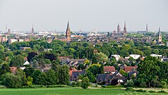 viev of the city centre from Kapuzinerberg