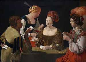 Der Falschspieler mit dem Karo-Ass (Georges de la Tour)