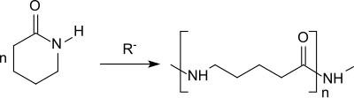 Polyamid 5 durch ringöffnende Polymerisation von δ-Valerolactam