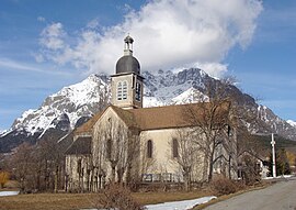 The church of Saint-Eusèbe-en-Champsaur