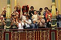 A celebration occurred at the Spanish Congress the day the same-sex marriage law was approved.