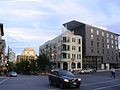 Hotel Godin, Hanganu's new building at right