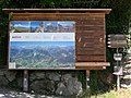 Wandertafel am Tiroler Kreuz