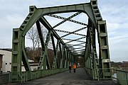 Brücke über den Untergraben des Wasserkraftwerkes Spillenburger Mühle, 2007