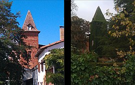 Views of the chateau in Labastide-Saint-Georges