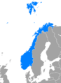 Norwegian Language distribution