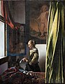 Jan Vermeer: Briefleserin am offenen Fenster (nach der Restauration 2021)