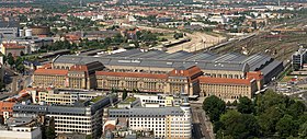 Ansicht vom City-Hochhaus am Augustusplatz (2010)