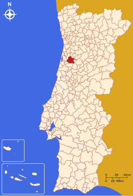 Locatie van Águeda